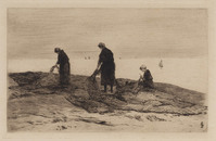 KG 08995
          <br/>
          Vissersvrouwen, netten boetend
          <br/>
          <em>Storm van 's-Gravesande, Carel Nicolaas (1841-1924)</em>